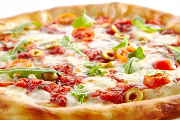 Pizza Marinara z sardeli — Zdjęcie stockowe