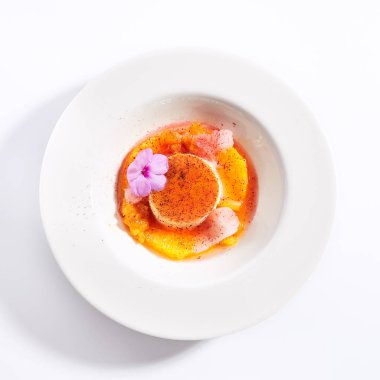 Creme brulee üst görünümü