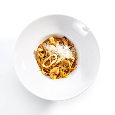 Frutti di Mare Spagettisi veya Geleneksel İtalyan Deniz Ürünleri Makarnası