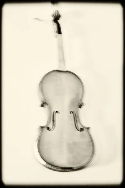 芸術的なヴァイオリン セピア — ストック写真
