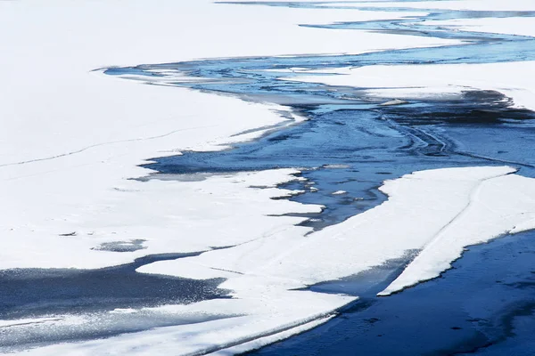 Snow and ice pattern — Stock Photo, Image