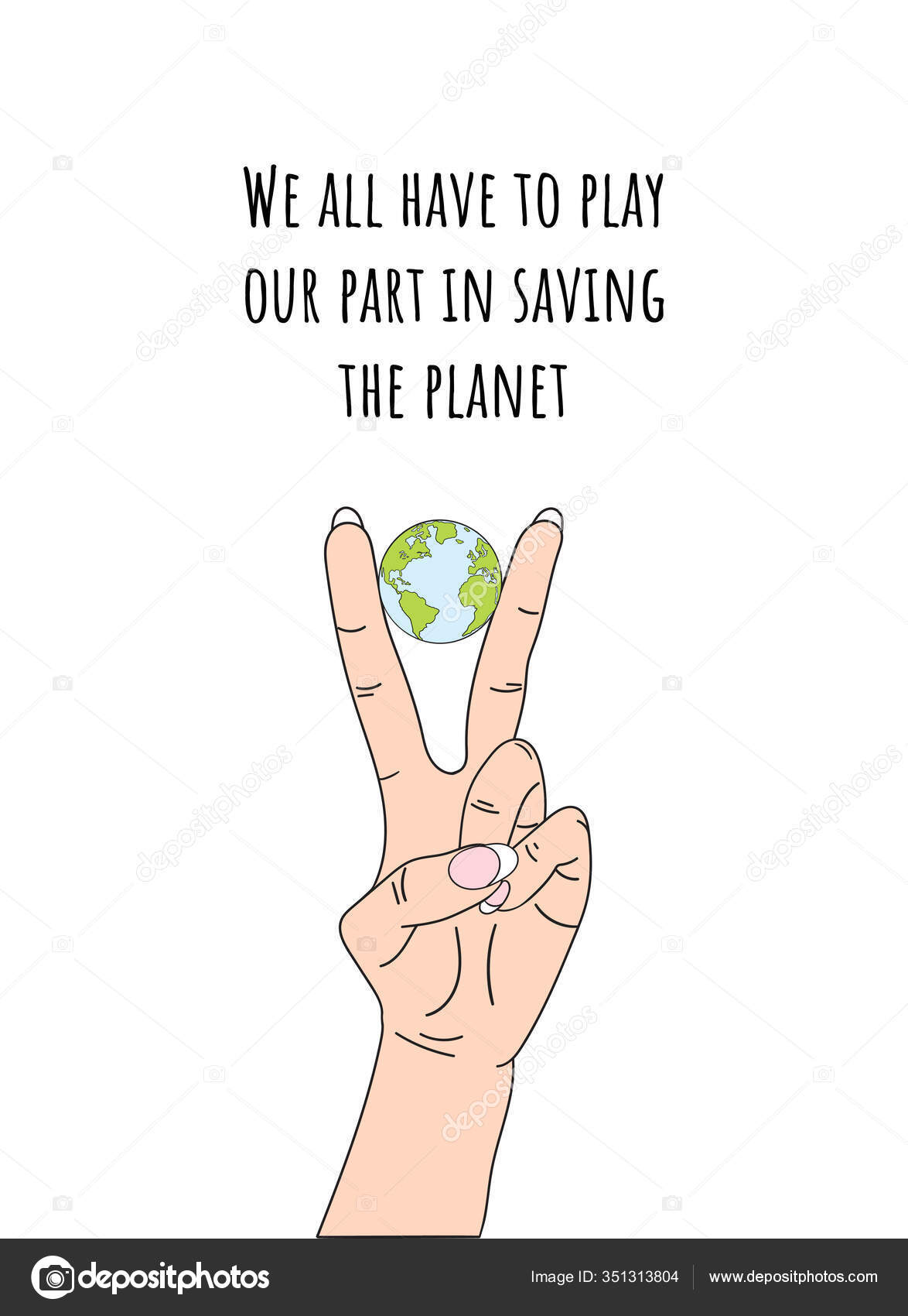 Human Hand Holding Earth Global Warming Climate Change Concept Earth Vector Image By C M Malinika Vector Stock