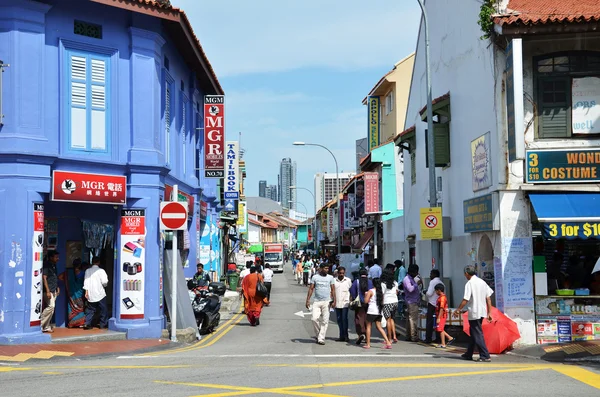 Distrito de Little India en Singapur — Foto de Stock