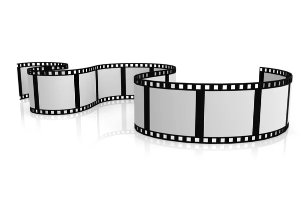 Filme isolado com fundo branco — Fotografia de Stock