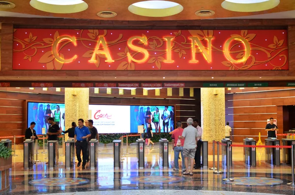 Casino adası Sentosa, Singapur. — Stok fotoğraf
