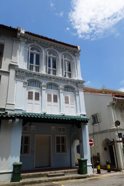 Vista de rua da Amoy Street em Singapura — Fotografia de Stock