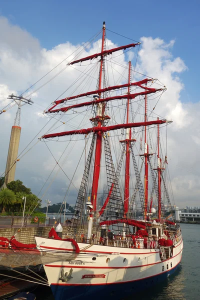 Royal Albatross adatokat cruise parkok a Sentosa, Szingapúr — Stock Fotó