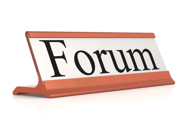 Forum parola sul tag tabella — Foto Stock