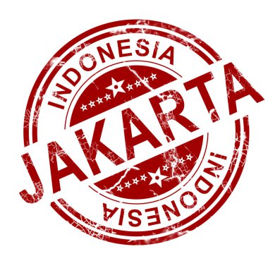 Kırmızı Jakarta damgası 