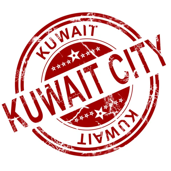 Штамп Красного Кувейта — стоковое фото