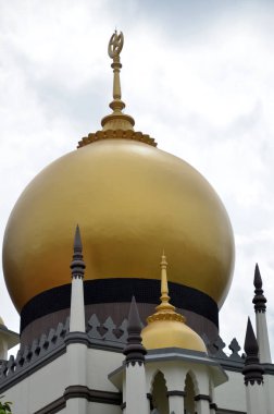 Mescid Sultan 'la Singapur sokak manzarası