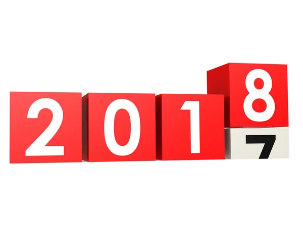 Se acerca el año 2018 — Foto de Stock