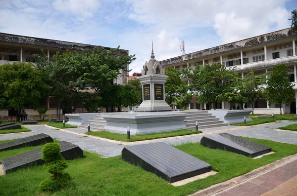 Muzeum Ludobójstwa Tuol Sleng w Phnom Penh, Kambodża — Zdjęcie stockowe