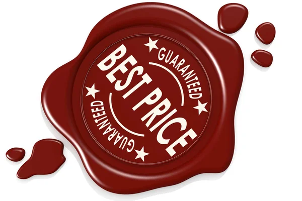 Label seal of best price — Stock Photo, Image