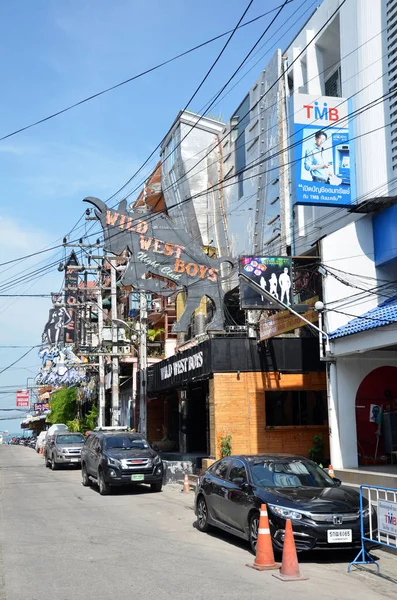 Viiew of  Street in Pattaya.Thailand — Stock Photo, Image