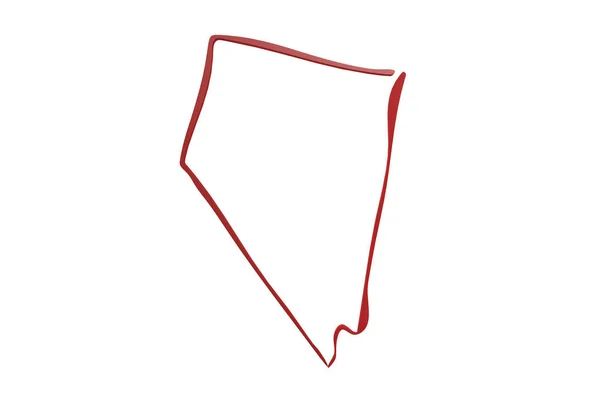 Map of Nevada — Stock Photo, Image