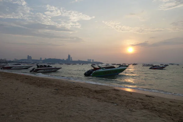 Coucher de soleil à Pattaya Thaïlande — Photo