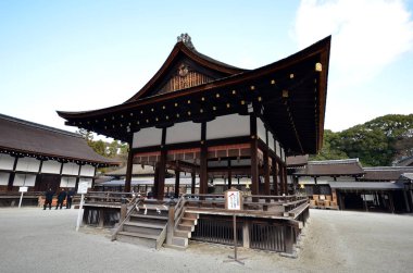 Shimogamo tapınak Kyoto görünümünü