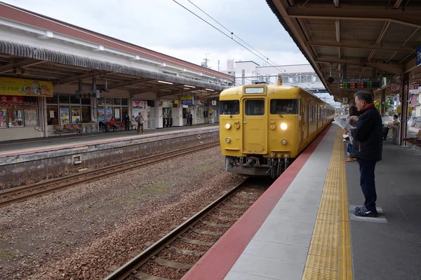 Het treinstation van Hiroshima — Stockfoto