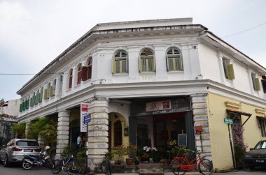 Eski sokaklar ve Georgetown Penang, Malezya mimarisini