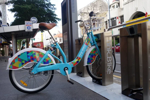 Parki Linkbike na ulicy w Penang — Zdjęcie stockowe