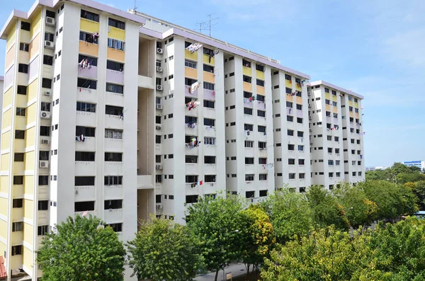 Edificio residencial de Singapur, también conocido como HDB —  Fotos de Stock