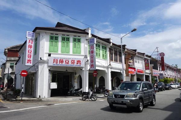 Ruas antigas e arquitetura de Georgetown em Penang, Malásia — Fotografia de Stock