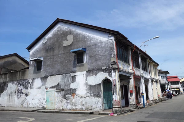 Oude straatjes en architectuur van Georgetown in Penang, Maleisië — Stockfoto