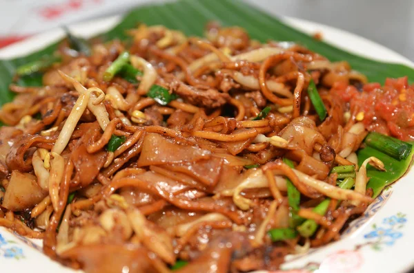 Penang Char Kuey Teow frito — Fotografia de Stock