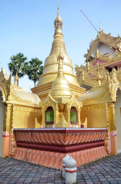 Δημοφιλή Βιρμανίας ναός σε Penang, Μαλαισία — Φωτογραφία Αρχείου