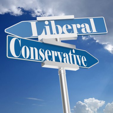 Muhafazakar ve liberal işaretleri