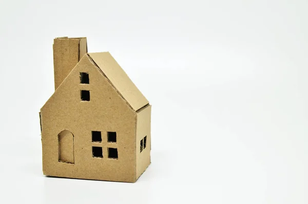 Papieren huis model — Stockfoto