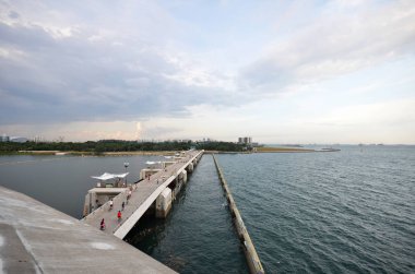 Marina Barrage, Singapur halklar ziyaret