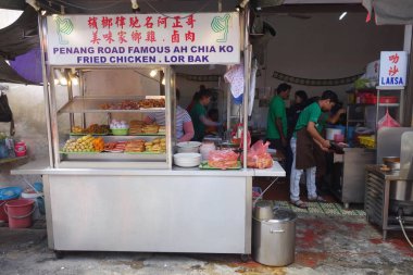 Yol kenarındaki durak lor bak veya beş baharat domuz eti rulo Penang satış