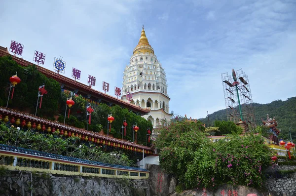 佛教寺庙林克落马寺在槟城 — 图库照片