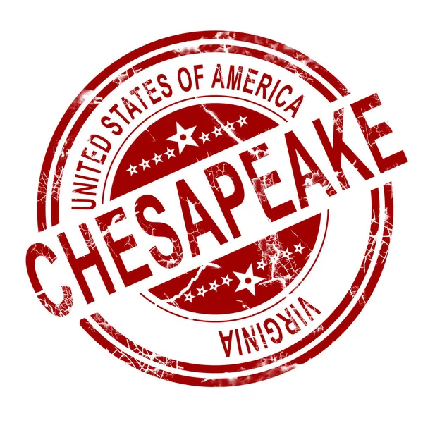 Chesapeake Virginia damga beyaz arka plan ile — Stok fotoğraf
