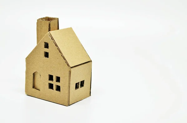 Papieren huis model — Stockfoto