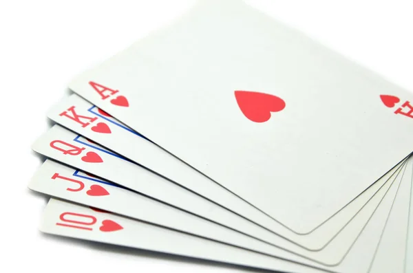 격리 카드 놀이 — 스톡 사진