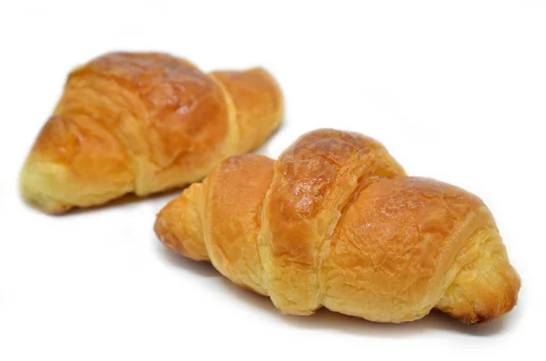 Dois croissants franceses — Fotografia de Stock