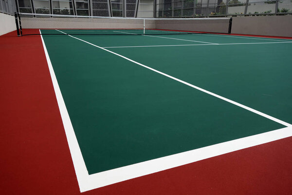 Newlly built tennis court