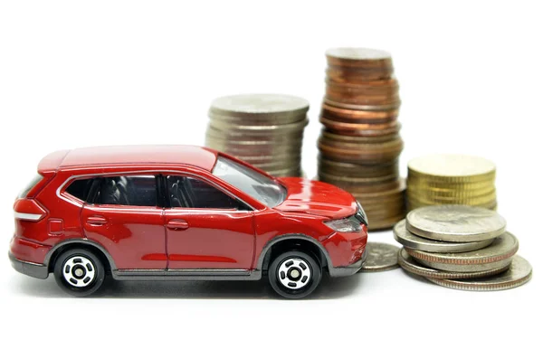 Saving money for a car concept — Stock Photo, Image