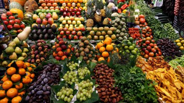 Meyve deposu La Boqueria Market