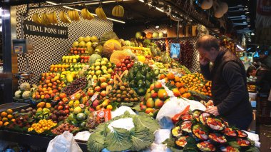 Meyve deposu La Boqueria Market
