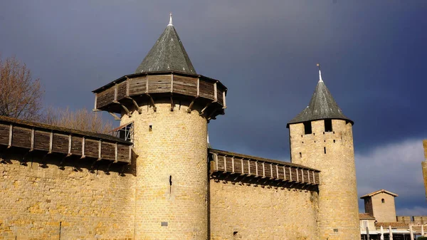 Μεσαιωνικό κάστρο του Καρκασόν, Γαλλία — Φωτογραφία Αρχείου