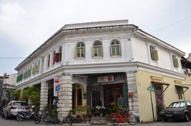Eski sokaklar ve Georgetown Penang, Malezya mimarisini
