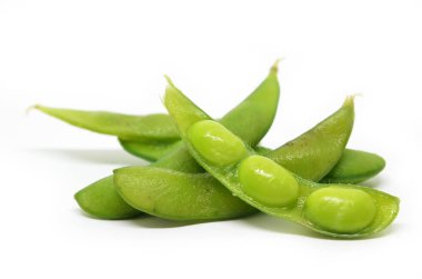 Yeşil soya fasulye haşlanmış edamame,
