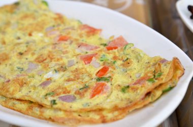 Masala omlet Hint tarzı