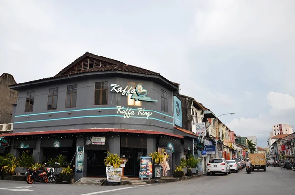 Uliczki i architektura Georgetown w Penang, Malezja — Zdjęcie stockowe