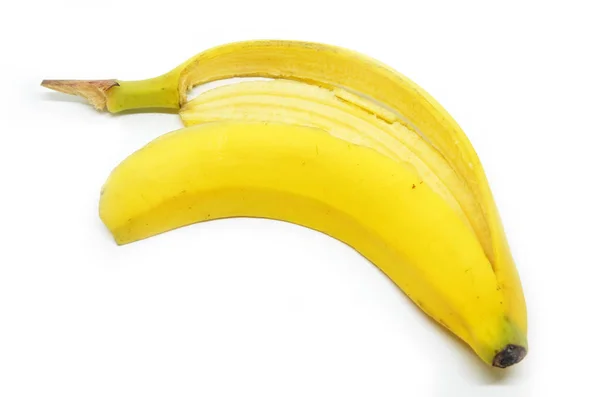 Rutschige Bananenschale — Stockfoto