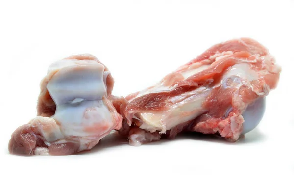 Varkensbot gebruikt voor het koken soep basis — Stockfoto